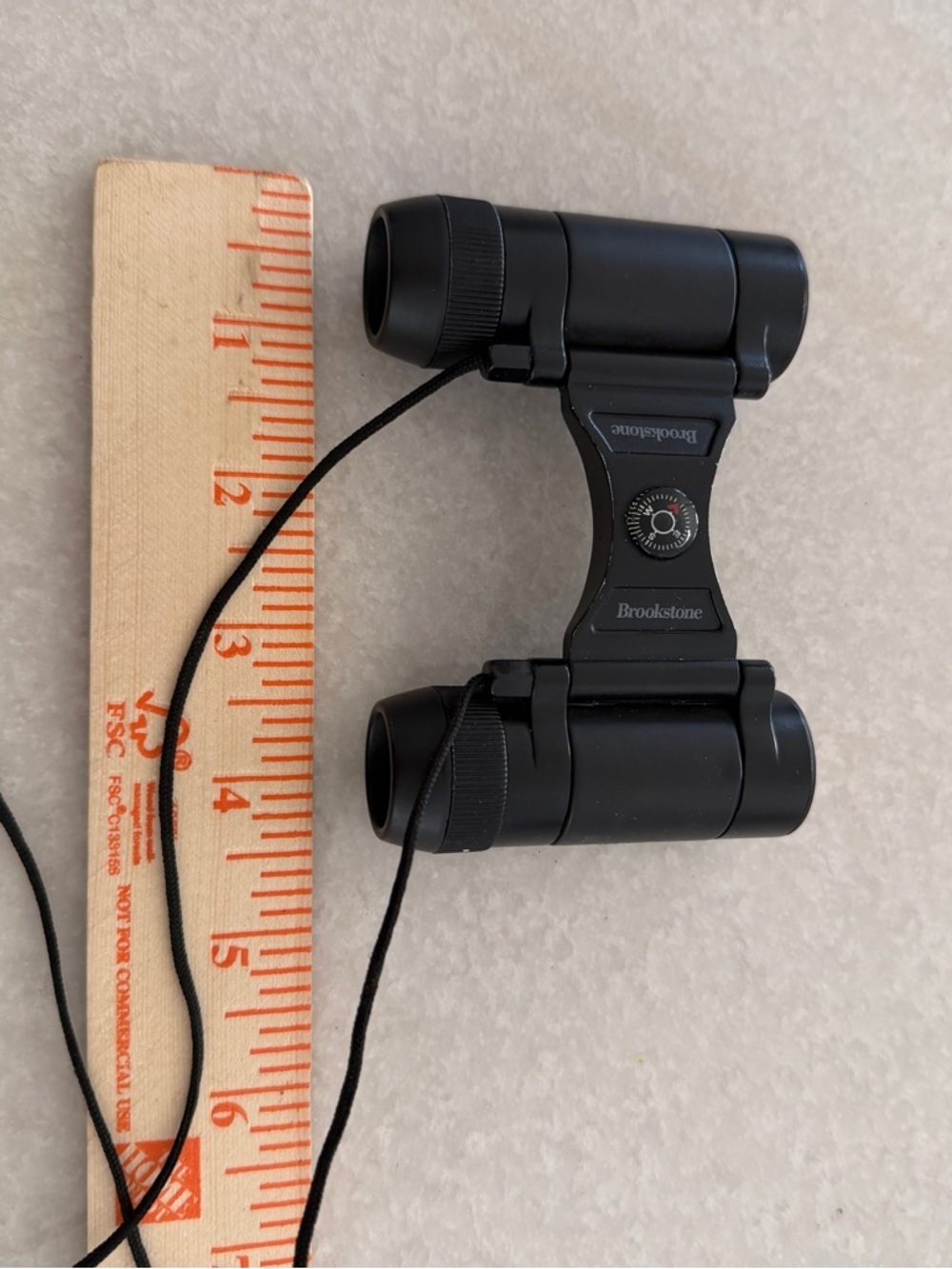 Brookstone Compact Black Binoculars with Red Lenses - Picture 6 of 9
